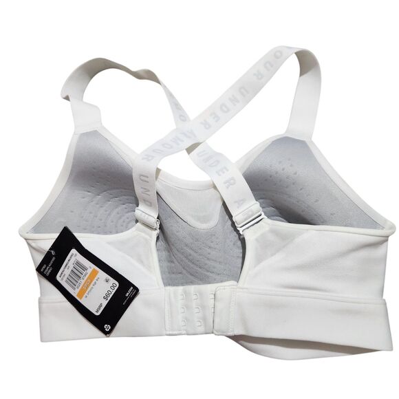Under Armour Sports Bra Size Small White Infinity High Bra - Picture 3 of 13